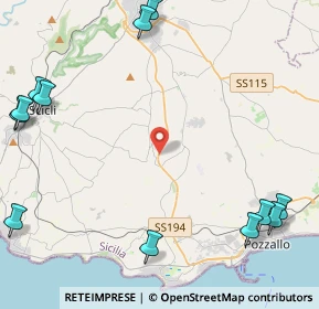 Mappa 97010 Modica RG, Italia (7.41833)