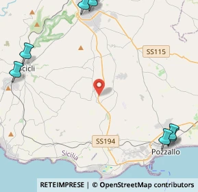 Mappa 97010 Modica RG, Italia (7.77455)