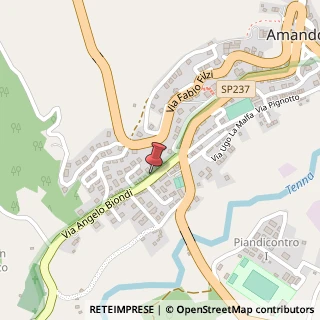 Mappa Via Angelo Biondi, 26, 63857 Amandola, Fermo (Marche)