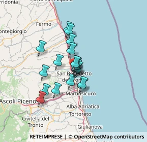 Mappa Lungomare Alcide de Gasperi, 63013 Grottammare AP, Italia (9.42368)