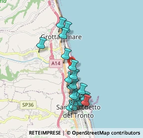 Mappa Lungomare Alcide de Gasperi, 63013 Grottammare AP, Italia (1.8045)