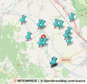 Mappa Via delle Pietre, 06031 Bevagna PG, Italia (3.835)