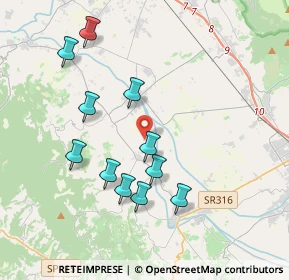 Mappa Via delle Pietre, 06031 Bevagna PG, Italia (3.85273)