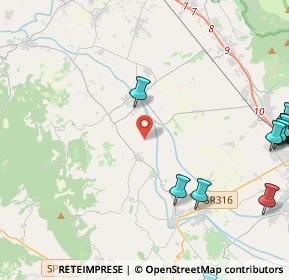 Mappa Via delle Pietre, 06031 Bevagna PG, Italia (7.13)