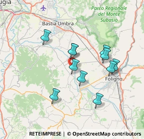 Mappa Via delle Pietre, 06031 Bevagna PG, Italia (6.31364)