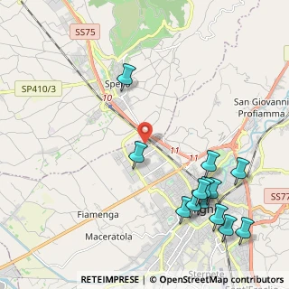 Mappa Via Feliciano Ricci, 06034 Foligno PG, Italia (2.73692)