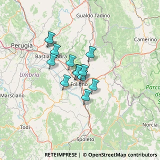 Mappa Via della Fornacetta, 06034 Foligno PG, Italia (9.41923)
