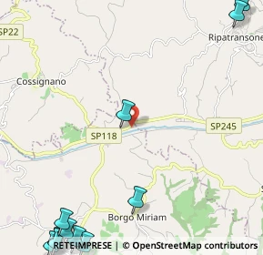 Mappa Via Palmiro Togliatti, 63073 Offida AP, Italia (3.92364)