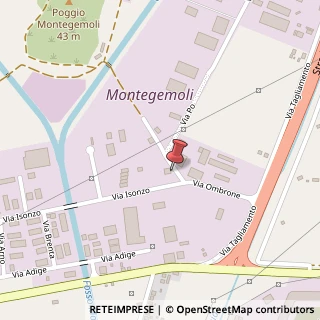 Mappa Via Ombrone, 1, 57025 Montegemoli LI, Italia, 57025 Piombino, Livorno (Toscana)