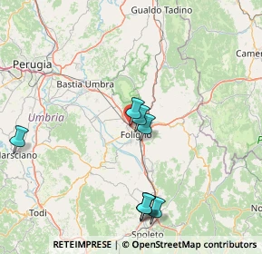 Mappa Via Lago di Bracciano, 06034 Foligno PG, Italia (24.25636)