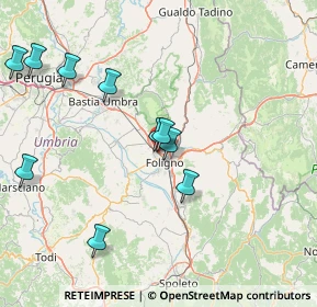 Mappa Via Lago di Bracciano, 06034 Foligno PG, Italia (30.21882)