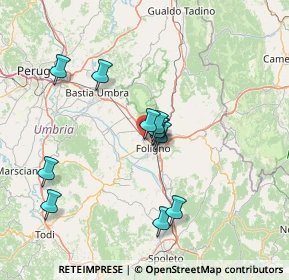 Mappa Via A. Vici, 06034 Foligno PG, Italia (13.25455)