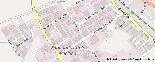 Mappa Foligno