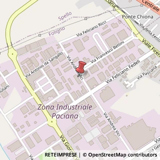 Mappa Via Andrea Vici, 20, 06034 Foligno, Perugia (Umbria)