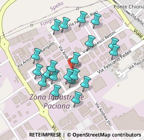 Mappa Via A. Vici, 06034 Foligno PG, Italia (0.2145)