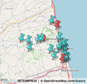 Mappa Contrada Penna, 63065 Ripatransone AP, Italia (7.2)