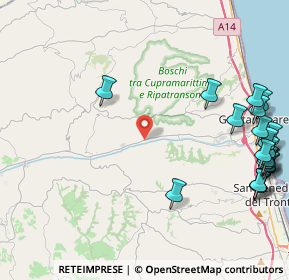 Mappa Contrada Penna, 63065 Ripatransone AP, Italia (6.176)