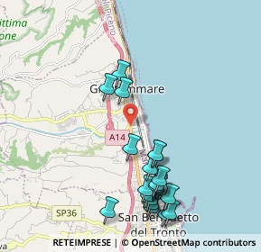 Mappa Via Pablo Picasso, 63013 Grottammare AP, Italia (2.2445)