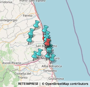Mappa Via Pablo Picasso, 63013 Grottammare AP, Italia (8.07563)