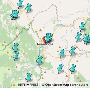 Mappa Piazzale Mercato, 63857 Amandola FM, Italia (5.4605)