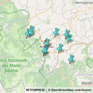 Mappa Piazza Risorgimento, 63857 Amandola FM, Italia (6.24182)