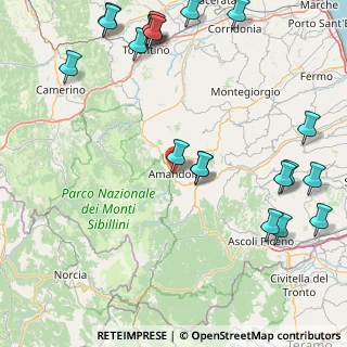 Mappa Piazza Risorgimento, 63857 Amandola FM, Italia (23.786)