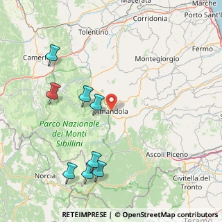 Mappa Piazza Risorgimento, 63857 Amandola FM, Italia (29.59)