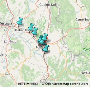 Mappa Via Nocera Umbra, 06034 Foligno PG, Italia (7.54273)