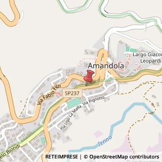 Mappa Viale Cesare Battisti, 56, 63857 Amandola, Fermo (Marche)