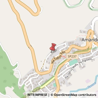 Mappa Via cappuccini 37, 63021 Amandola, Fermo (Marche)