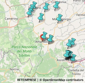 Mappa Via XX Settembre, 63857 Amandola FM, Italia (19.17526)