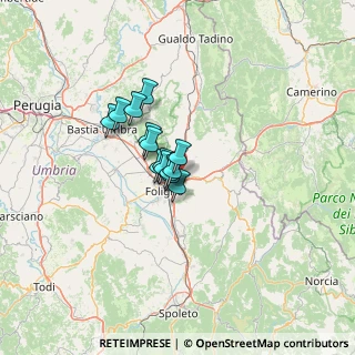 Mappa Via Secolo XXI, 06034 Foligno PG, Italia (7.54571)