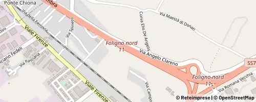 Mappa Foligno