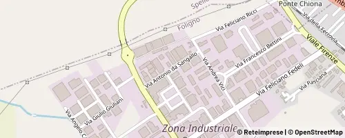 Mappa Foligno