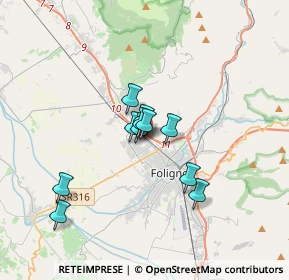 Mappa Via Pasciana, 06034 Foligno PG, Italia (2.46636)