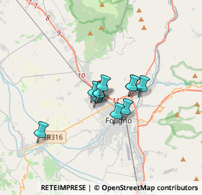 Mappa Via Pasciana, 06034 Foligno PG, Italia (2.01818)