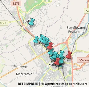 Mappa Via Spineto, 06034 Foligno PG, Italia (1.6795)