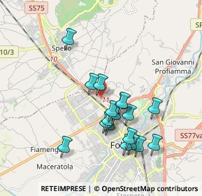 Mappa Via Spineto, 06034 Foligno PG, Italia (1.74)