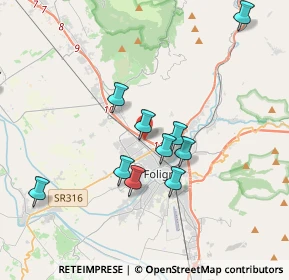 Mappa Via Spineto, 06034 Foligno PG, Italia (3.88636)
