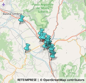 Mappa Via Spineto, 06034 Foligno PG, Italia (4.13692)