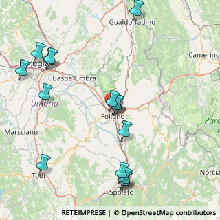 Mappa Via Angelo Clareno, 06034 Foligno PG, Italia (19.6475)