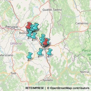 Mappa SS3 km 154.890, 06034 Foligno PG, Italia (11.229)