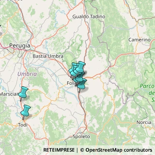 Mappa SS3 km 154.890, 06034 Foligno PG, Italia (32.56267)