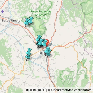 Mappa SS3 km 154.890, 06034 Foligno PG, Italia (5.27077)