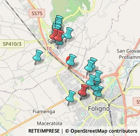 Mappa SS del Trasimeno, 06038 Spello PG, Italia (1.741)