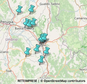 Mappa Via Capannaccio, 06034 Foligno PG, Italia (12.50308)