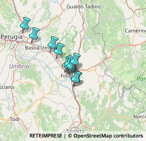 Mappa Via Capannaccio, 06034 Foligno PG, Italia (8.45333)
