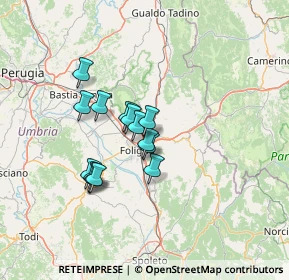 Mappa Via Capannaccio, 06034 Foligno PG, Italia (10.47857)