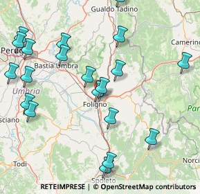 Mappa Via Capannaccio, 06034 Foligno PG, Italia (20.146)