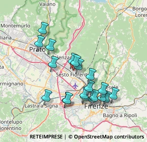 Mappa Via Antonio Gramsci, 50019 Firenze FI (6.995)